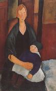 Amedeo Modigliani, Maternite (mk38)